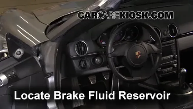 2012 Porsche Boxster 2.9L 6 Cyl. Liquide de frein Ajouter du liquide